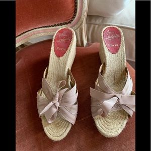 Authentic Christian Louboutin espadrilles Size 40